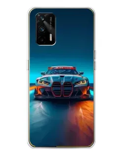 Чохол для Realme GT 5G з картинкою «BMW — вогні неону» Чохол для Realme GT 5G з картинкою «BMW — вогні неону»