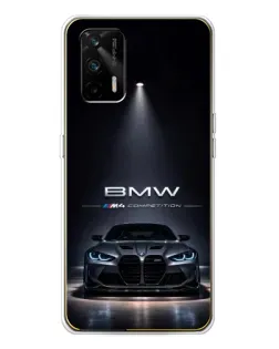 Чохол для Realme GT 5G з картинкою «BMW крізь нічне місто» Чохол для Realme GT 5G з картинкою «BMW крізь нічне місто»