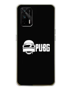 Чехол для Realme GT 5G с картинкой «PUBG — классический лого»