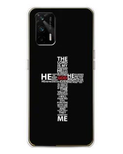Чохол для Realme GT 5G з картинкою «Текстовий хрест»