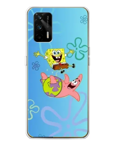 Чехол для Realme GT 5G с картинкой «Спанч Боб и Патрик» Чехол для Realme GT 5G с картинкой «Спанч Боб и Патрик»