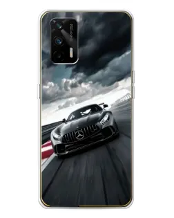 Чехол для Realme GT 5G с картинкой «Гоночный Mercedes AMG»