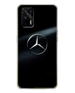 Чохол для Realme GT 5G з картинкою «Mercedes на металі»