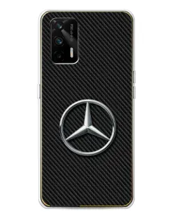 Чохол для Realme GT 5G з картинкою «Карбоновий Mercedes стиль»