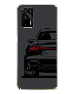 Чехол для Realme GT 5G с картинкой «Задняя часть Audi — арт»