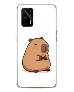 Чехол для Realme GT 5G с картинкой «Толстенькая капибара»