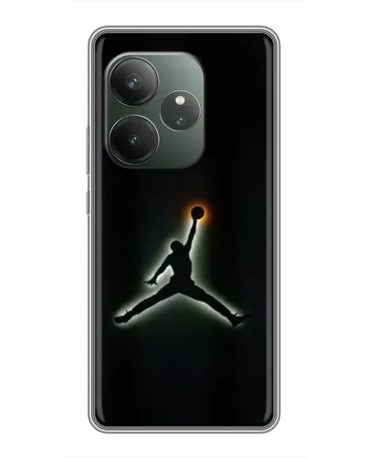 Чохол для Realme GT 6 з картинкою «Jordan Gradient Logo»