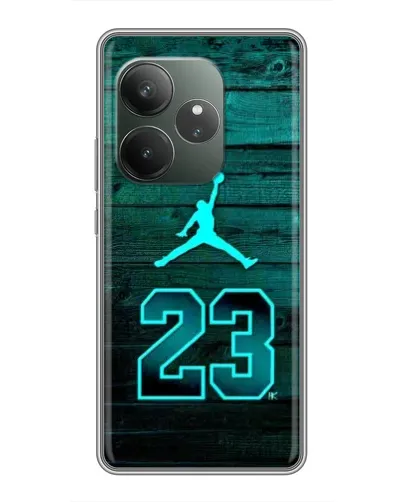 Чохол для Realme GT 6 з картинкою «Jordan Cyan 23»