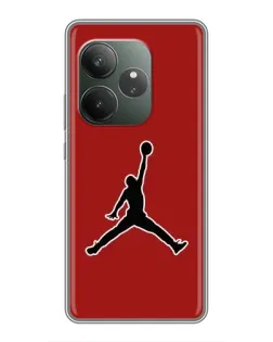 Чохол для Realme GT 6 з картинкою «Jordan Red Back»