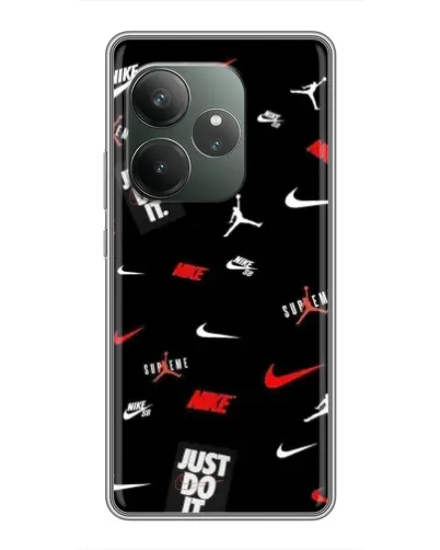 Чохол для Realme GT 6 з картинкою «Nike Mix Pattern»