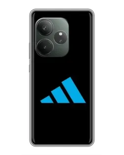 Чохол для Realme GT 6 з картинкою «Adidas Cyan Logo»