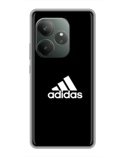 Чохол для Realme GT 6 з картинкою «Чорна класика Adidas»