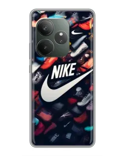 Чохол для Realme GT 6 з картинкою «Колекція кросівок Nike»