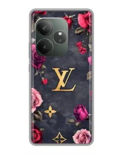 Чохол для Realme GT 6 з картинкою «Квітковий Louis Vuitton»