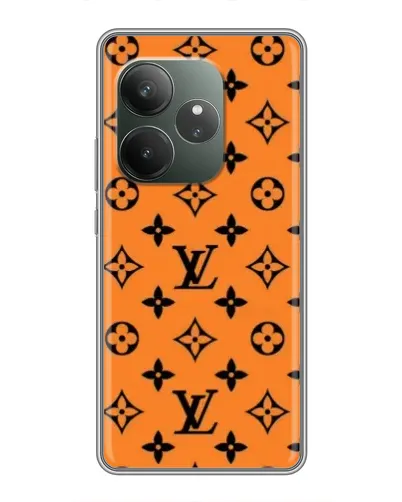 Чохол для Realme GT 6 з картинкою «Помаранчевий стиль LV»