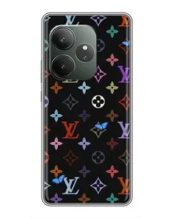 Чохол для Realme GT 6 з картинкою «Кольорова монограма LV»