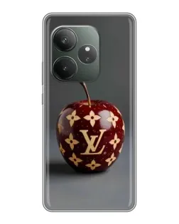 Чохол для Realme GT 6 з картинкою «Червоне яблуко LV»
