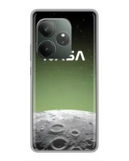 Чехол для Realme GT 6 с картинкой «NASA — лунный градиент»