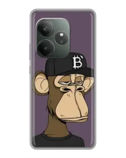 Чохол для Realme GT 6 з картинкою «Bored Ape в кепці»