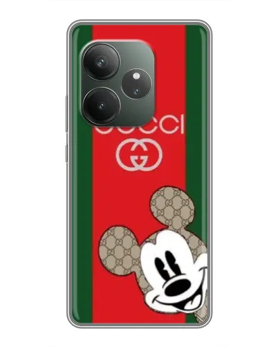 Чохол для Realme GT 6 з картинкою «Gucci — смуги та Міккі»