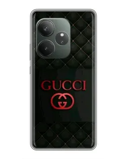Чохол для Realme GT 6 з картинкою «Gucci — стьобаний чорний»