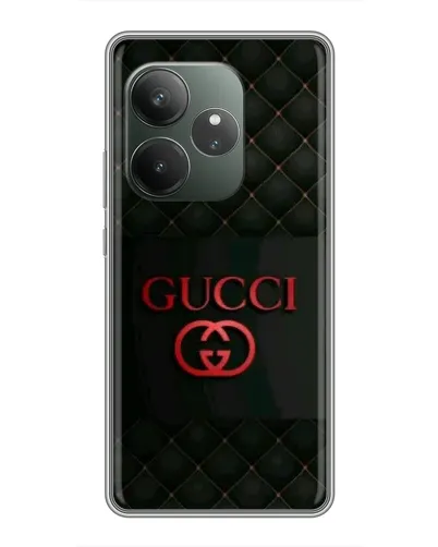 Чохол для Realme GT 6 з картинкою «Gucci — стьобаний чорний»