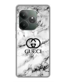 Чохол для Realme GT 6 з картинкою «Gucci — мармуровий шик»