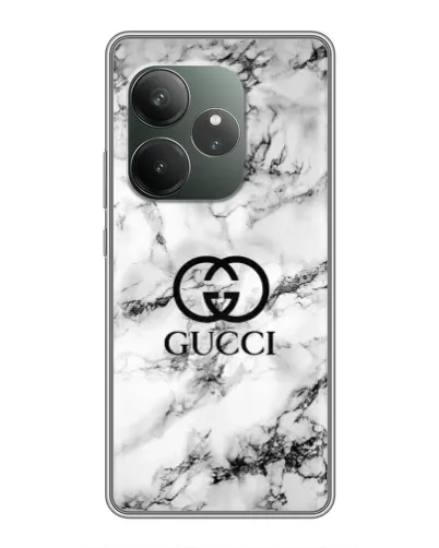 Чохол для Realme GT 6 з картинкою «Gucci — мармуровий шик»