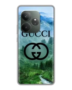 Чохол для Realme GT 6 з картинкою «Gucci — гірський пейзаж»