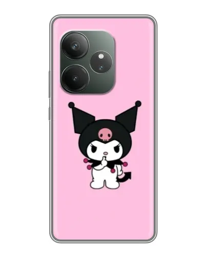 Чохол для Realme GT 6 з картинкою «Kuromi — рожева ніжність»