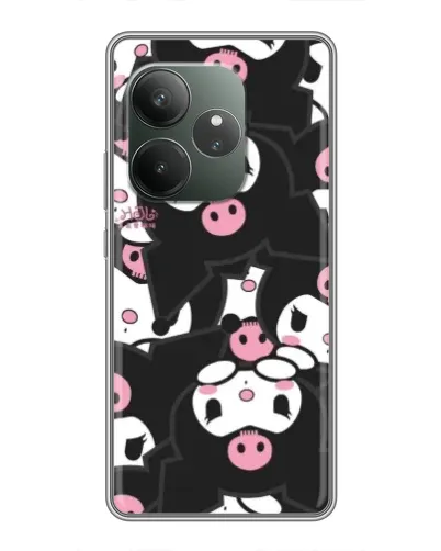 Чохол для Realme GT 6 з картинкою «Kuromi з сердечком»