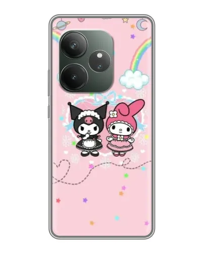 Чохол для Realme GT 6 з картинкою «My Melody та Kuromi»