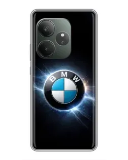 Чехол для Realme GT 6 с картинкой «BMW — неоновое сияние» Чехол для Realme GT 6 с картинкой «BMW — неоновое сияние»