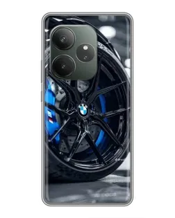 Чохол для Realme GT 6 з картинкою «Колесо BMW зблизька»