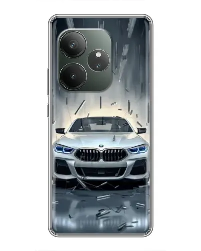 Чохол для Realme GT 6 з картинкою «BMW у світлі фар»
