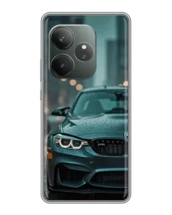 Чохол для Realme GT 6 з картинкою «BMW у вогнях міста»