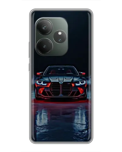 Чохол для Realme GT 6 з картинкою «BMW на мокрій дорозі»