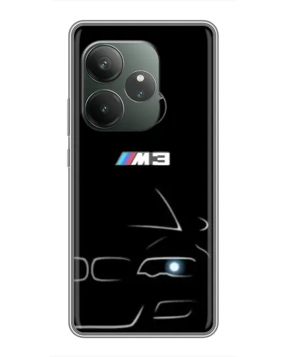 Чохол для Realme GT 6 з картинкою «Мінімалістичний принт BMW M3»