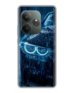 Чехол для Realme GT 6 с картинкой «BMW под дождем» Чехол для Realme GT 6 с картинкой «BMW под дождем»
