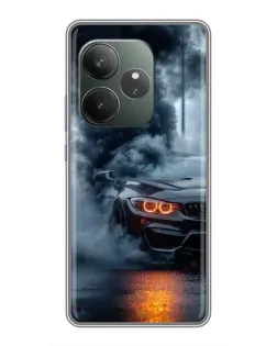 Чехол для Realme GT 6 с картинкой «BMW M-Power — абстракция» Чехол для Realme GT 6 с картинкой «BMW M-Power — абстракция»