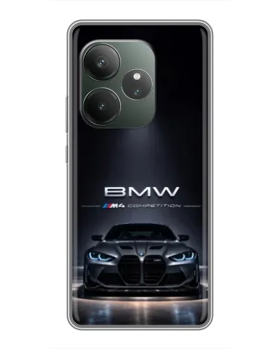 Чехол для Realme GT 6 с картинкой «BMW сквозь ночной город» Чехол для Realme GT 6 с картинкой «BMW сквозь ночной город»