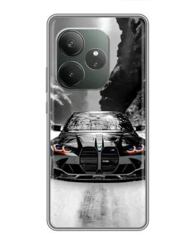 Чехол для Realme GT 6 с картинкой «BMW — акварельный дрифт» Чехол для Realme GT 6 с картинкой «BMW — акварельный дрифт»