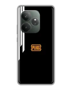 Чехол для Realme GT 6 с картинкой «PUBG — вертикальные линии» Чехол для Realme GT 6 с картинкой «PUBG — вертикальные линии»