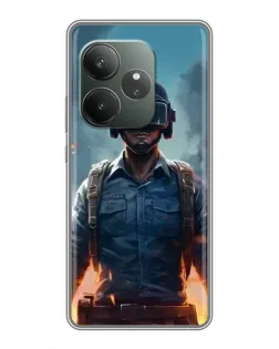Чохол для Realme GT 6 з картинкою «PUBG — реалістичний герой»