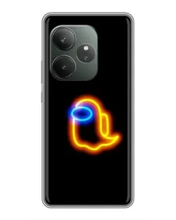 Чехол для Realme GT 6 с картинкой «Among Us неоновое сияние» Чехол для Realme GT 6 с картинкой «Among Us неоновое сияние»