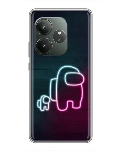 Чохол для Realme GT 6 з картинкою «Among Us неон-арт» Чохол для Realme GT 6 з картинкою «Among Us неон-арт»