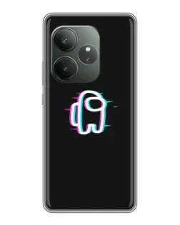 Чохол для Realme GT 6 з картинкою «Among Us неон»