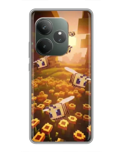 Чехол для Realme GT 6 с картинкой «Поле подсолнухов» Чехол для Realme GT 6 с картинкой «Поле подсолнухов»