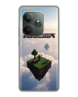 Чехол для Realme GT 6 с картинкой «Небесный остров»