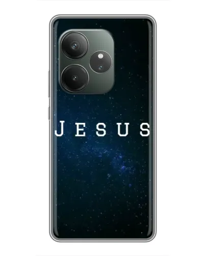 Чехол для Realme GT 6 с картинкой «Звездное небо Jesus»